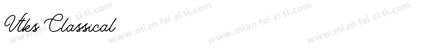 Vtks Classical字体转换